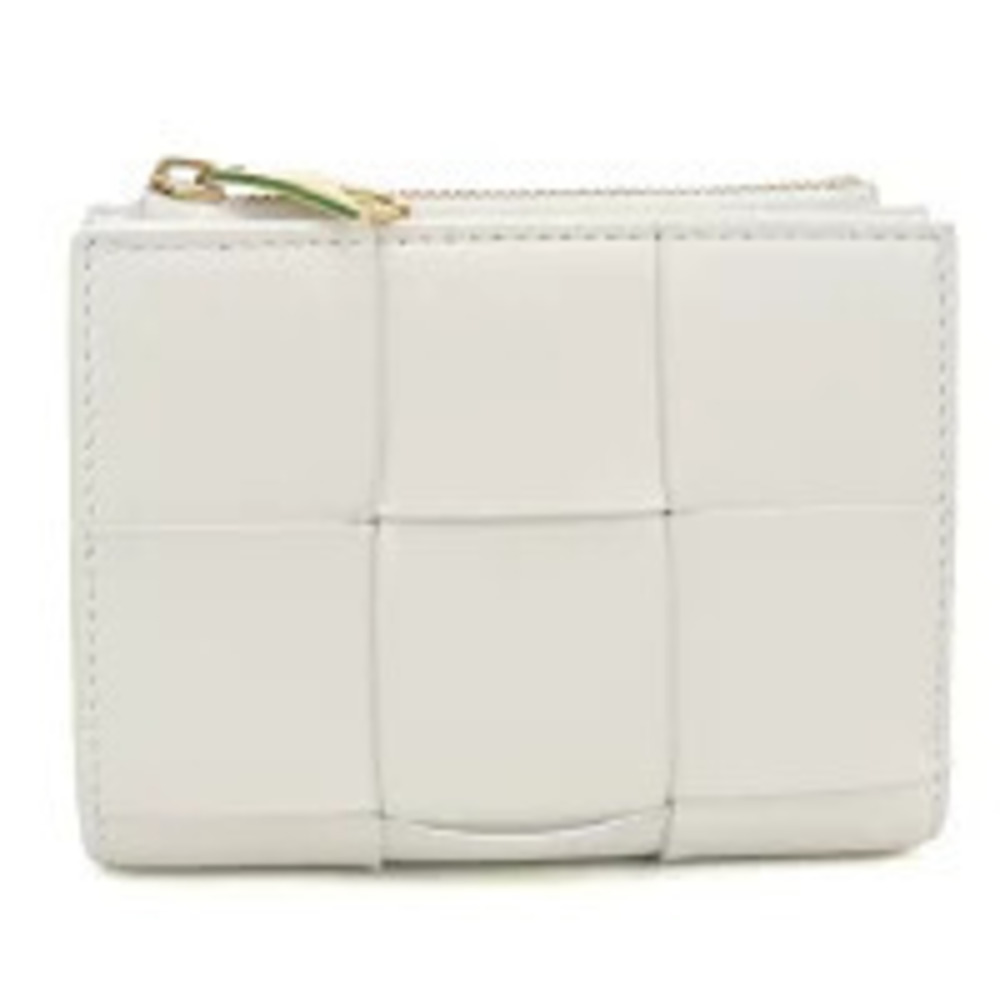 Bottega Veneta Bi fold Wallet Cassette White